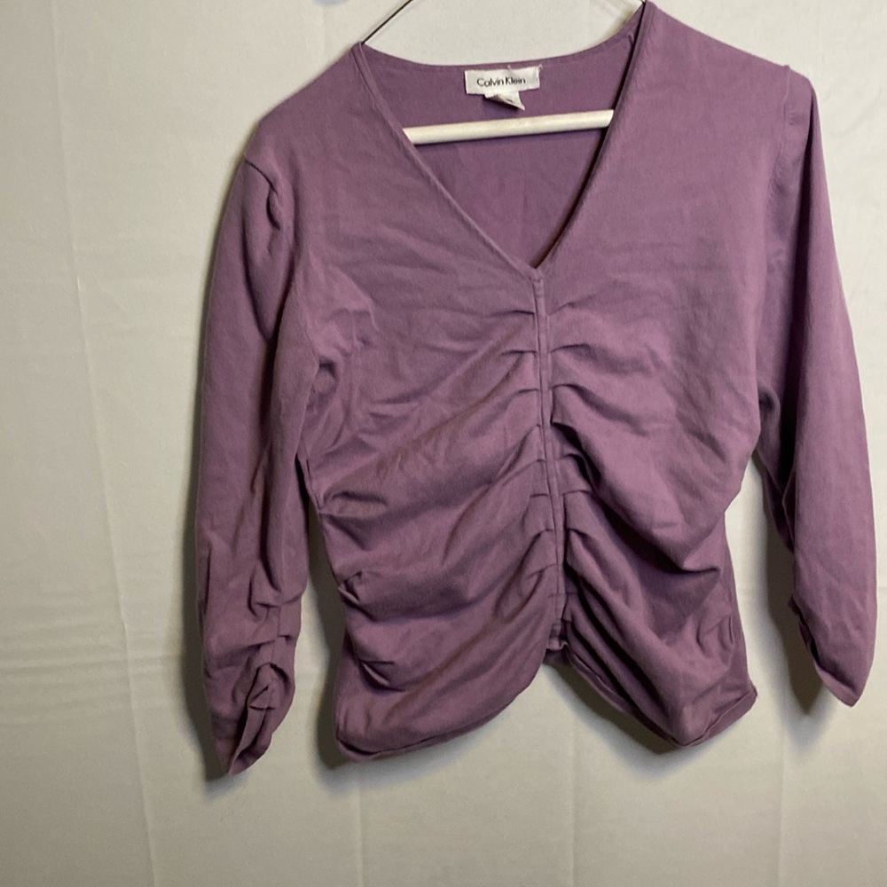Calvin klein purple top